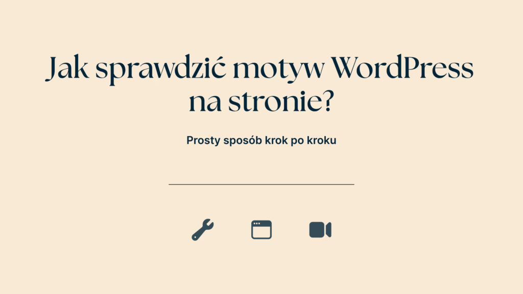 Jak sprawdzić motyw na stronie?