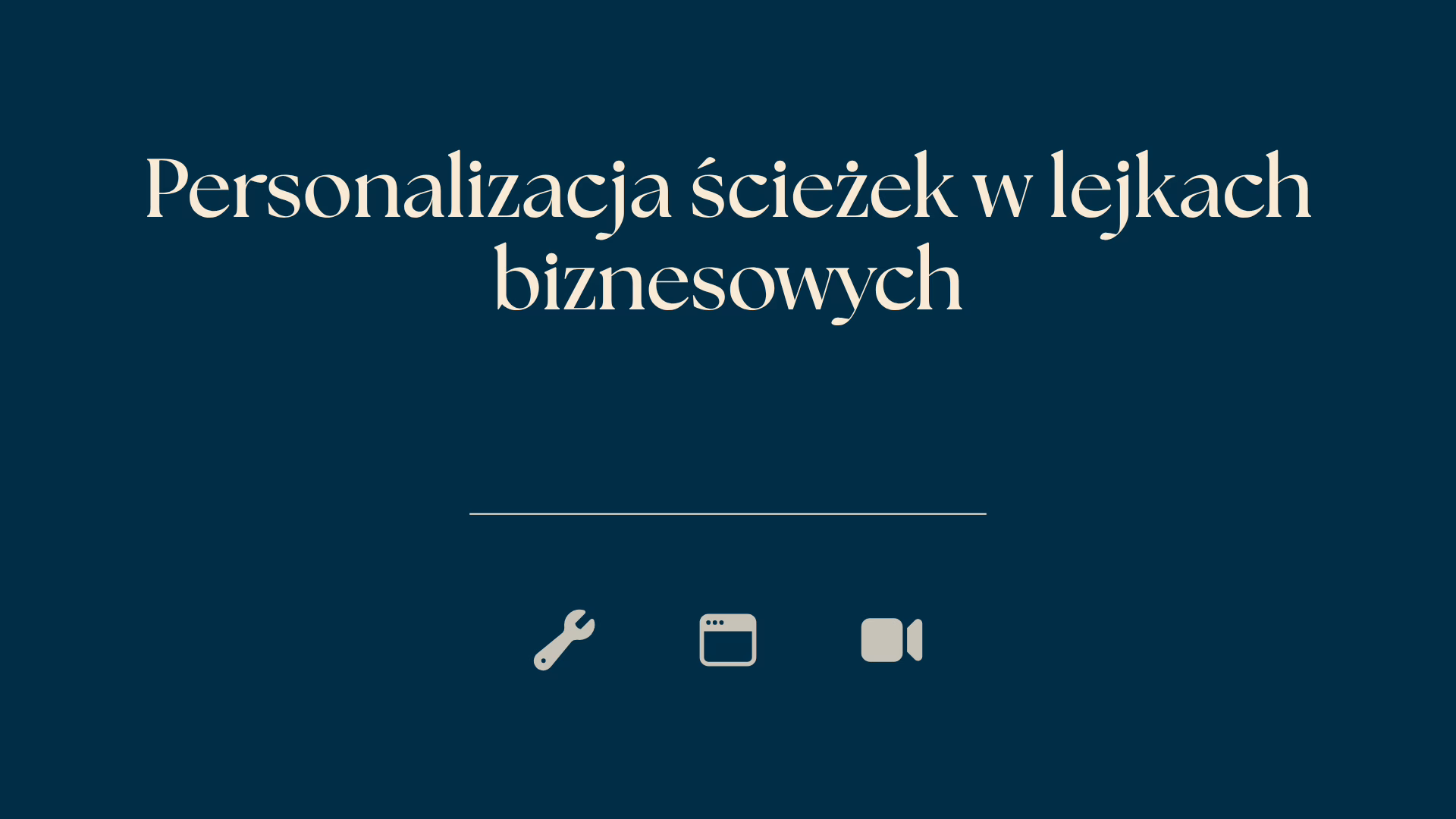 Personalizacja sciezek w lejkach biznesowych