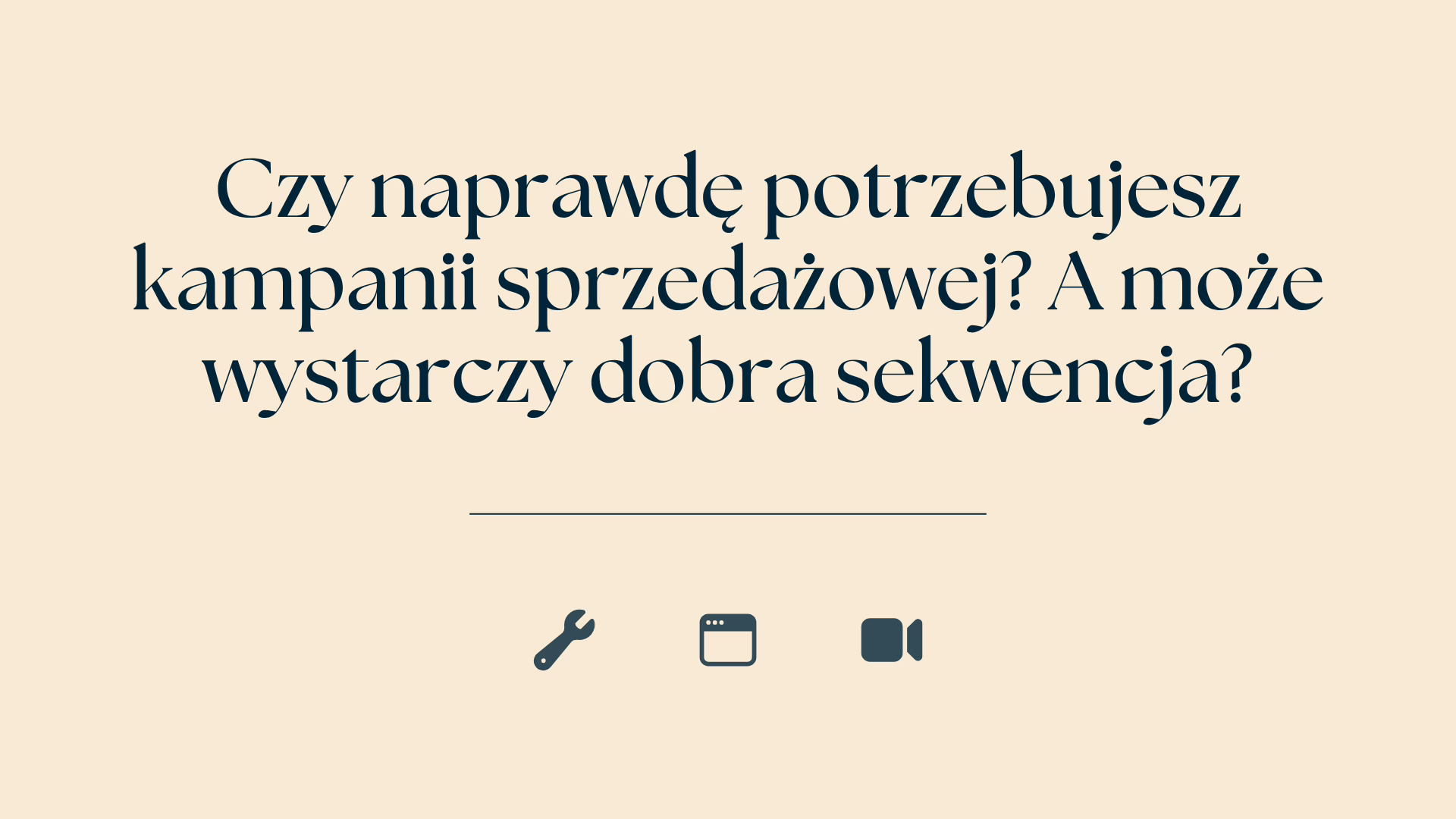 Czy naprawde potrzebujesz kampanii sprzedazowej A moze wystarczy dobra sekwencja 1